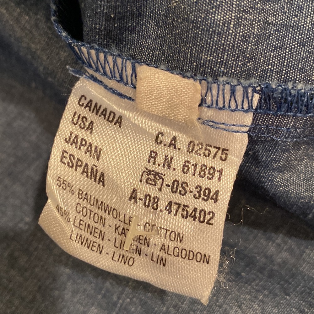 Vintage Escada Sport Jean button down - Picture 6 of 8